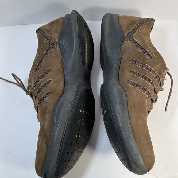 Clarks Wave Walk Shoes‎ Womens 9 M Wave Trek Low Sneakers 86509 Brown Leather - Picture 5 of 14